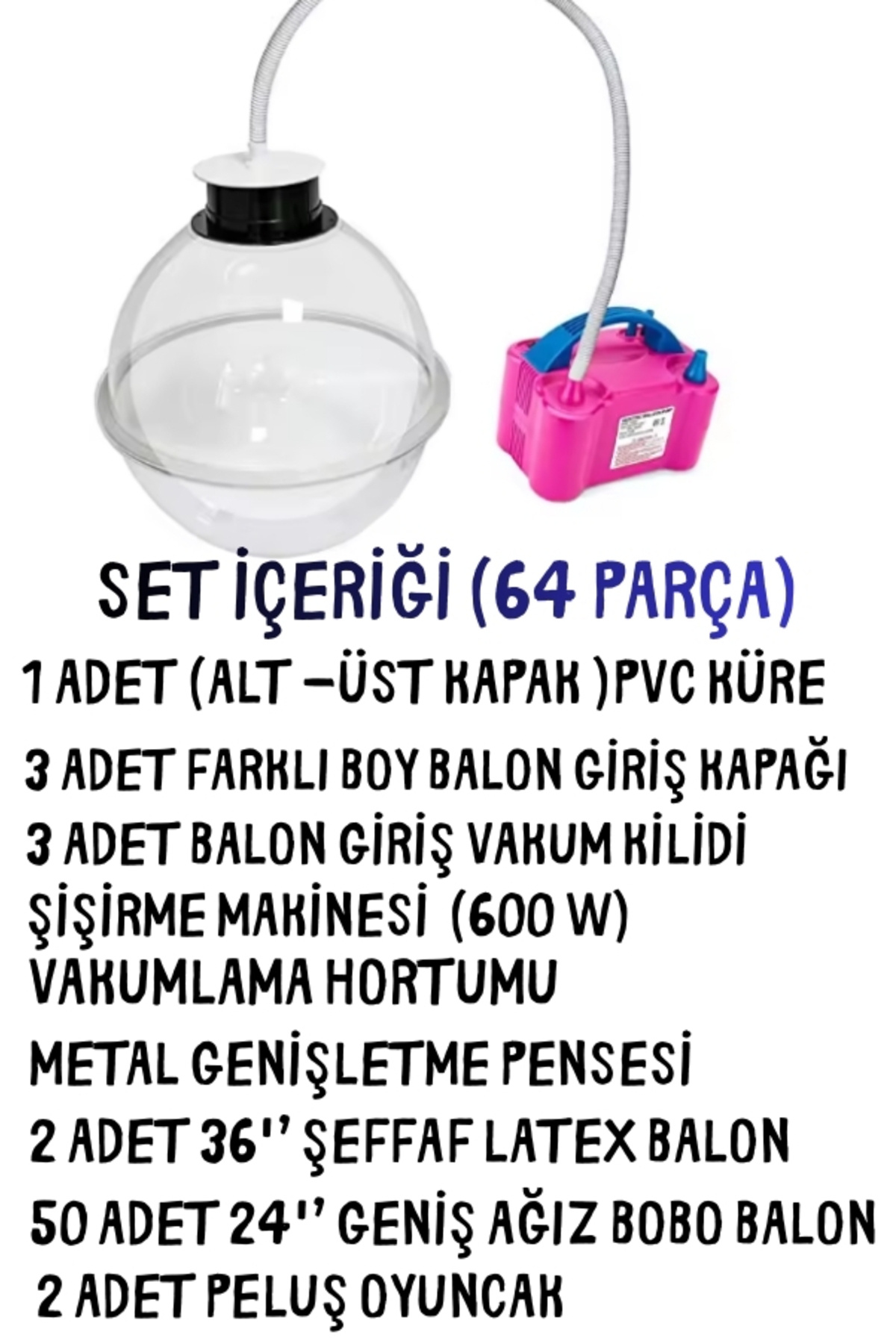 Balon Dolum Makine Seti