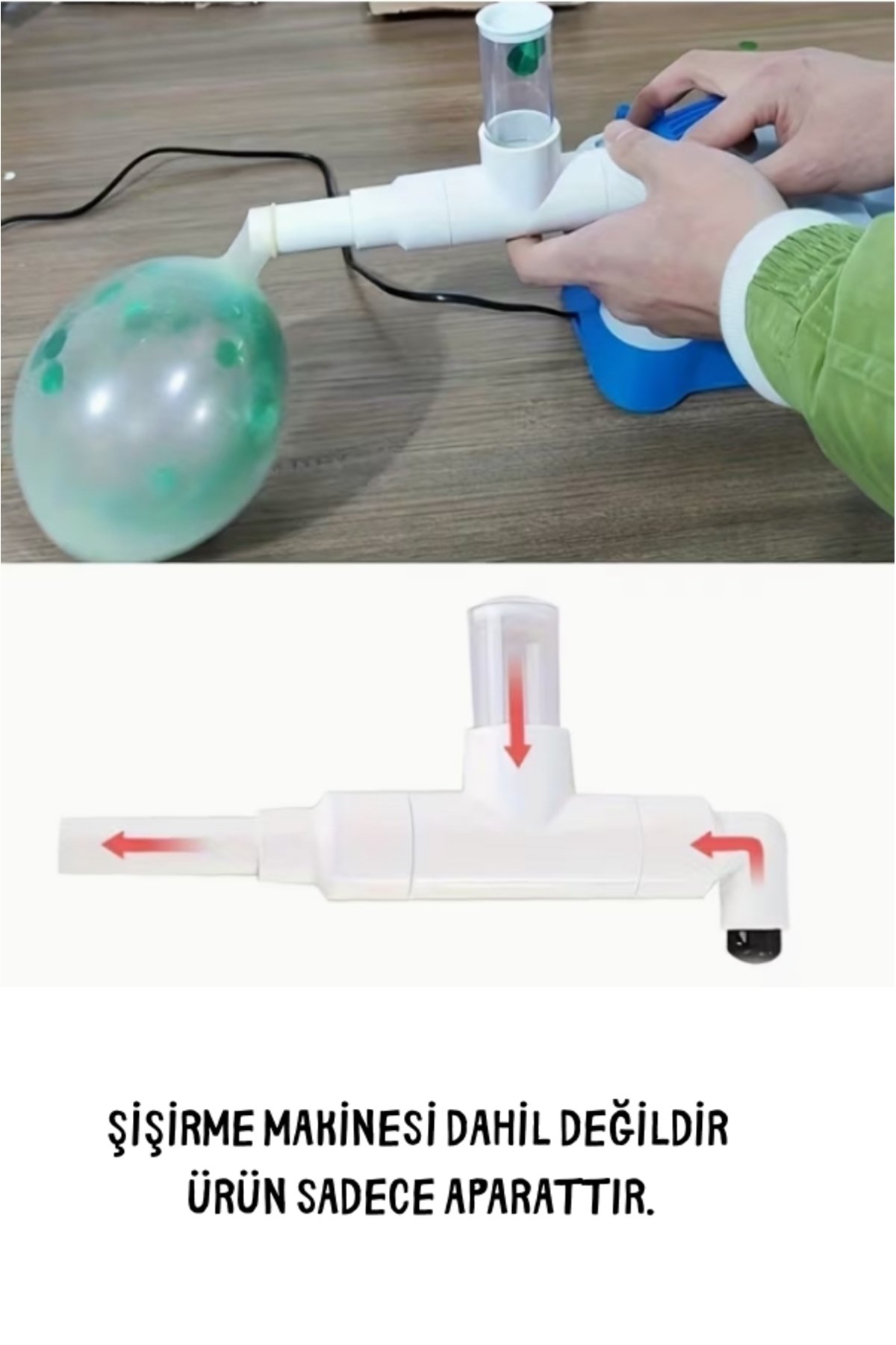 Konfeti ve Dolgu Yerleştirme Aparatı