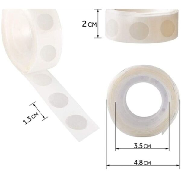 Çift Taraflı Balon Yapıştırma Bandı – 100’lü Rulo 🎈✨